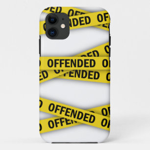 Ich bin beleidigt Polizei-Band nicht überqueren Case-Mate iPhone Hülle