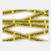 Ich bin beleidigt Polizei-Band nicht überqueren Geschenkpapier Set (Vorderseite 2)