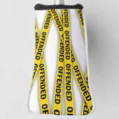 Ich bin beleidigt Polizei-Band nicht überqueren Golf Headcover (Rotieren 90)