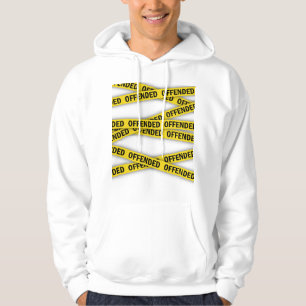 Ich bin beleidigt Polizei-Band nicht überqueren Hoodie