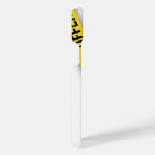 Ich bin beleidigt Polizei-Band nicht überqueren iPhone Hülle (Rechte Seite)