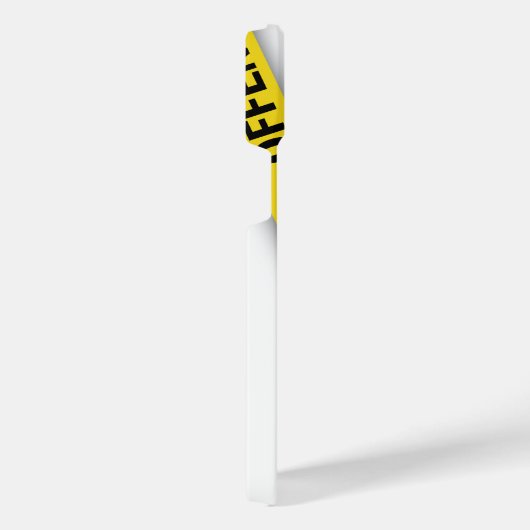 Ich bin beleidigt Polizei-Band nicht überqueren iPhone Hülle (Rechte Seite)