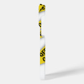 Ich bin beleidigt Polizei-Band nicht überqueren iPhone Hülle (Linke Seite)