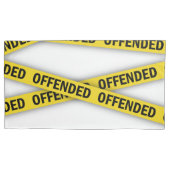 Ich bin beleidigt Polizei-Band nicht überqueren Kissenbezug (Vorderseite)