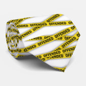 Ich bin beleidigt Polizei-Band nicht überqueren Krawatte (Gerollt)