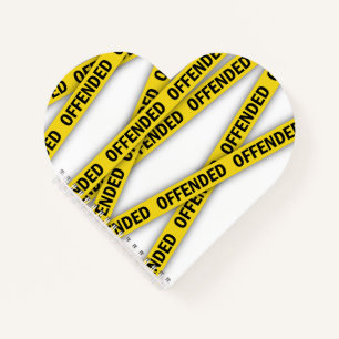 Ich bin beleidigt Polizei-Band nicht überqueren Notizblock