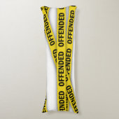 Ich bin beleidigt Polizei-Band nicht überqueren Seitenschläferkissen (Vorderseite Vertikal)