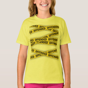 Ich bin beleidigt Polizei-Band nicht überqueren T-Shirt