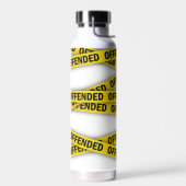 Ich bin beleidigt Polizei-Band nicht überqueren Trinkflasche (Links)