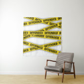 Ich bin beleidigt Polizei-Band nicht überqueren Wandteppich (Beispiel)