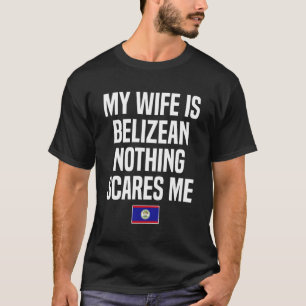Ich bin belizerisch nichts stört mich Belize Flag T-Shirt