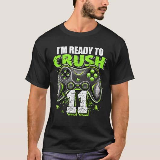 Ich bin bereit, 11 Video Game Controller 11. Bi zu T-Shirt (Vorderseite)