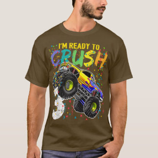 Ich bin bereit, 3 Monster Truck 3. Geburtstag Gi z T-Shirt
