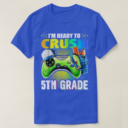 Ich bin bereit, 5 Video Game Controller 5. Bir T-Shirt (Design vorne)
