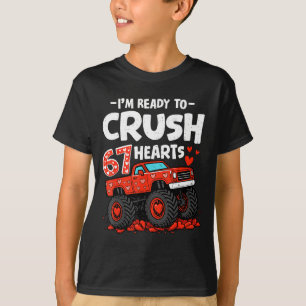 Ich bin bereit, 67 Herzen Truck Valentinstag B zu T-Shirt