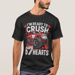 Ich bin bereit, 67 Herzen zu zerquetschen Jungen V T-Shirt