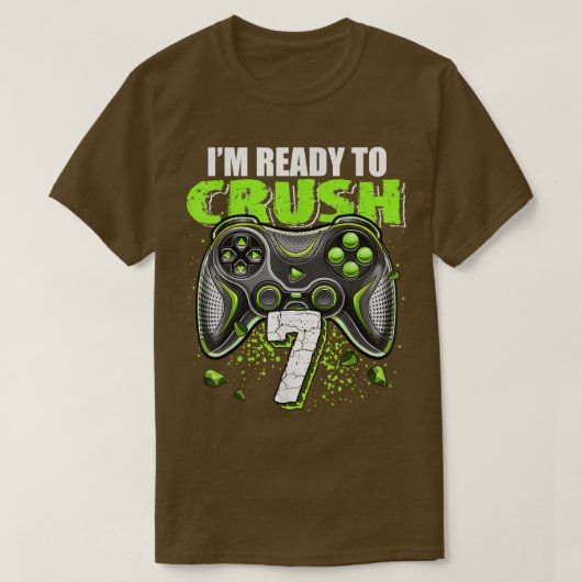 Ich bin bereit, 7 Video-Game-Controller 7. Bir T-Shirt (Design vorne)