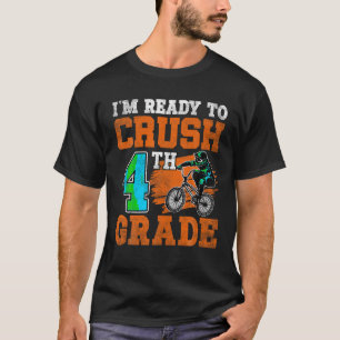 Ich bin bereit, BMX der vierten Klasse wieder auf T-Shirt