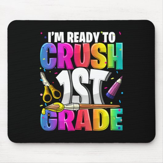 Ich bin bereit, das 1. Grade CK zu einem Schulkuns Mousepad (Vorne)