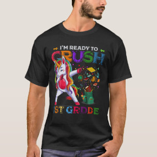 Ich bin bereit, das 1. Grade Dabbing Einhorn wiede T-Shirt