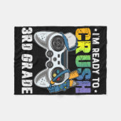 Ich bin bereit, das 3rd Grade Video Game CK an Sch Fleecedecke (Vorderseite (Horizontal))