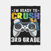 Ich bin bereit, das 3rd Grade Video Game CK an Sch Fleecedecke (Vorderseite)