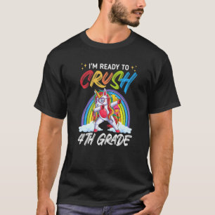 Ich bin bereit, das 4. Grade Dabbing Unicorn zurüc T-Shirt