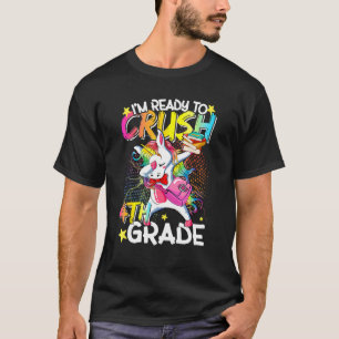 Ich bin bereit, das 4. Grade Dabbing Unicorn zurüc T-Shirt
