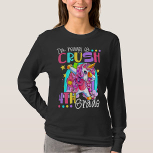 Ich bin bereit, das 4. Grade Dabbing Unicorn zurüc T-Shirt