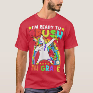 Ich bin bereit, das 4. Grade Dabbing Unicorn zurüc T-Shirt