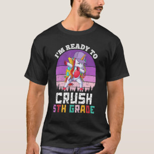 Ich bin bereit, das 5. Grade Dabbing Unicorn zu ze T-Shirt