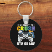 Ich bin bereit, das 5th Grade Video Game CK an Sch Schlüsselanhänger (Vorderseite)