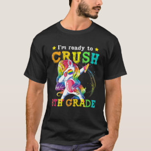 Ich bin bereit, das 8. Grade Dabbing Unicorn wiede T-Shirt