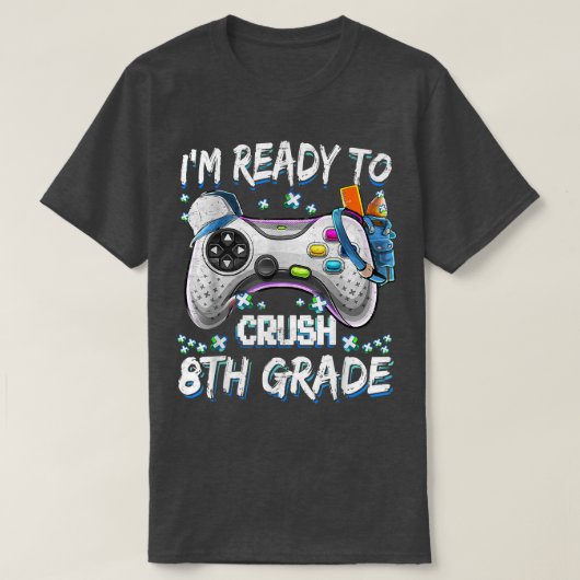 Ich bin bereit, das 8. T-Shirt (Design vorne)