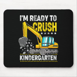 Ich bin bereit, das Baufahrzeug des Kindergartens Mousepad