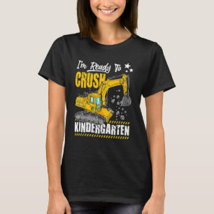 Ich bin bereit, das Baufahrzeug des Kindergartens T-Shirt