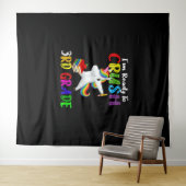 Ich bin bereit, das Dabbing in der dritten Klasse Wandteppich (Beispiel (Horizontal))