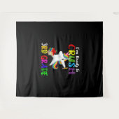 Ich bin bereit, das Dabbing in der dritten Klasse Wandteppich (Vorderseite (Horizontal))