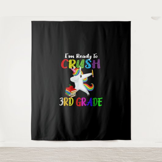 Ich bin bereit, das Dabbing in der dritten Klasse Wandteppich (Vorderseite)