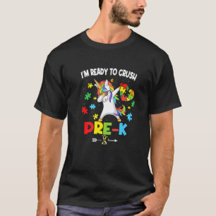 Ich bin bereit, das Einhorn für die Vorschule Auti T-Shirt