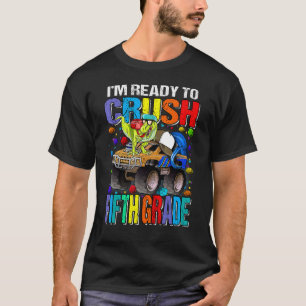 Ich bin bereit, das Monster Truck Dinos der fünfte T-Shirt