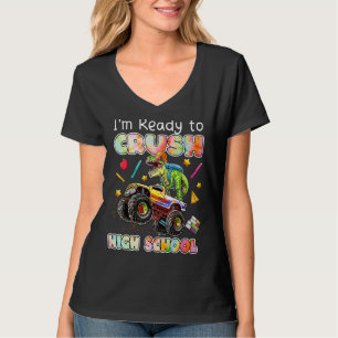 Ich bin bereit, das Monster Truck Dinos von der Hi T-Shirt