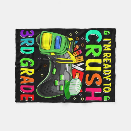 Ich bin bereit, das Video Ga der dritten Klasse zu Fleecedecke (Vorderseite (Horizontal))