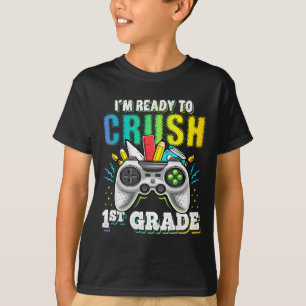 Ich bin bereit, das Video GA der ersten Klasse zu T-Shirt