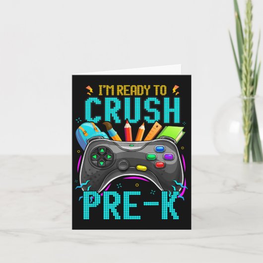 Ich bin bereit, das Video-Spiel "Pre-k CK to Schoo Karte (Vorderseite)