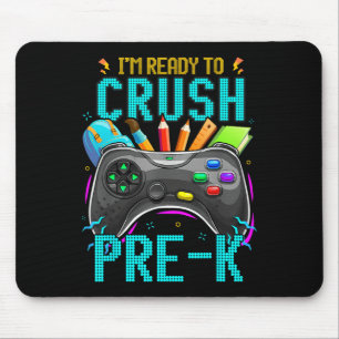 Ich bin bereit, das Video-Spiel "Pre-k CK to Schoo Mousepad