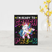 Ich bin bereit, das vorkalte Einhorn wieder in die Karte (Gelbe Blume)