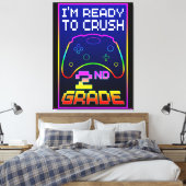 ICH BIN BEREIT, DEN 2. GRAD ZU ERREICHEN LEINWANDDRUCK (Insitu (Schlafzimmer))