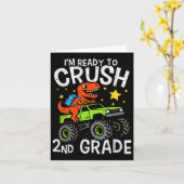 Ich bin bereit, den 2nd Grade Dinosaur Monster Tru Karte (Gelbe Blume)
