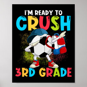 Ich bin bereit, den 3. Klasse Fußball Ll 1. Tag zu Poster